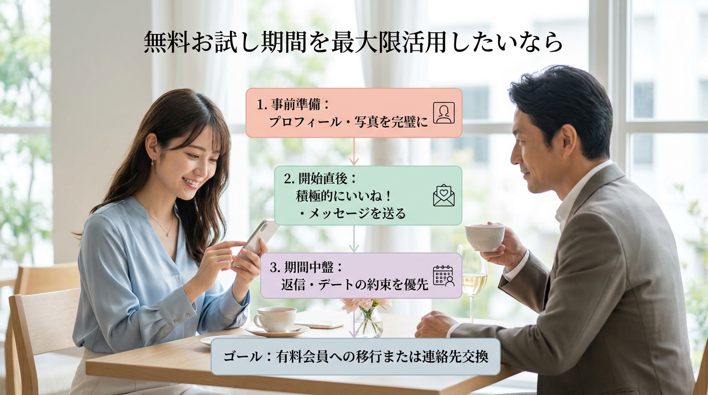 無料お試し期間を最大限活用したいなら